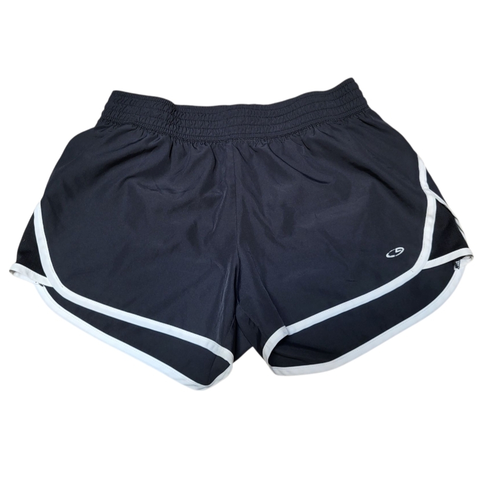 Champion Black and White Performance Athletic Shorts - Size M